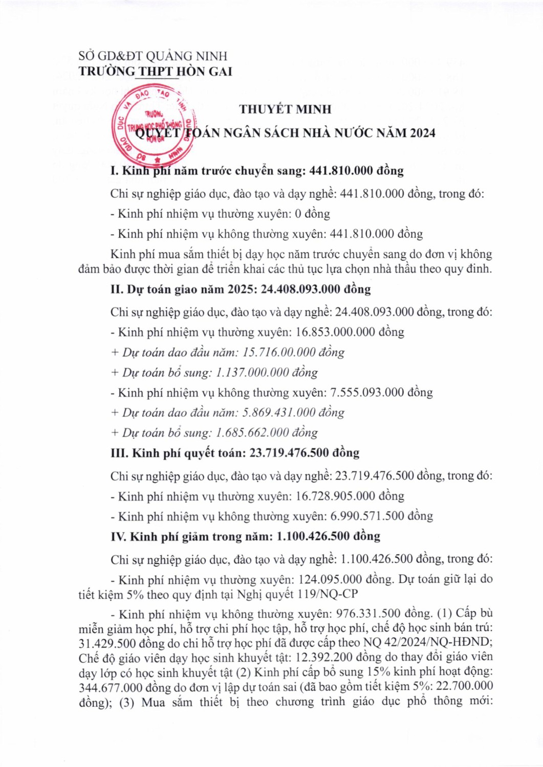 qd 59 2025 cong bo cong khai quyet toan ngan sach nam 2024 hình ảnh 3